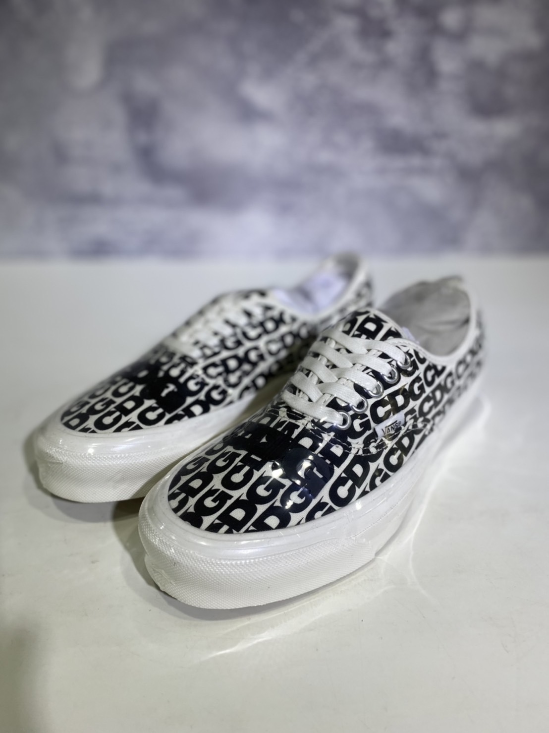 Comme Des Garcons x Vans OG Authentic Lx "white&black" VN0A4BV9SHM 白黑 男女同款 CDG x Vans 24.5/25/27