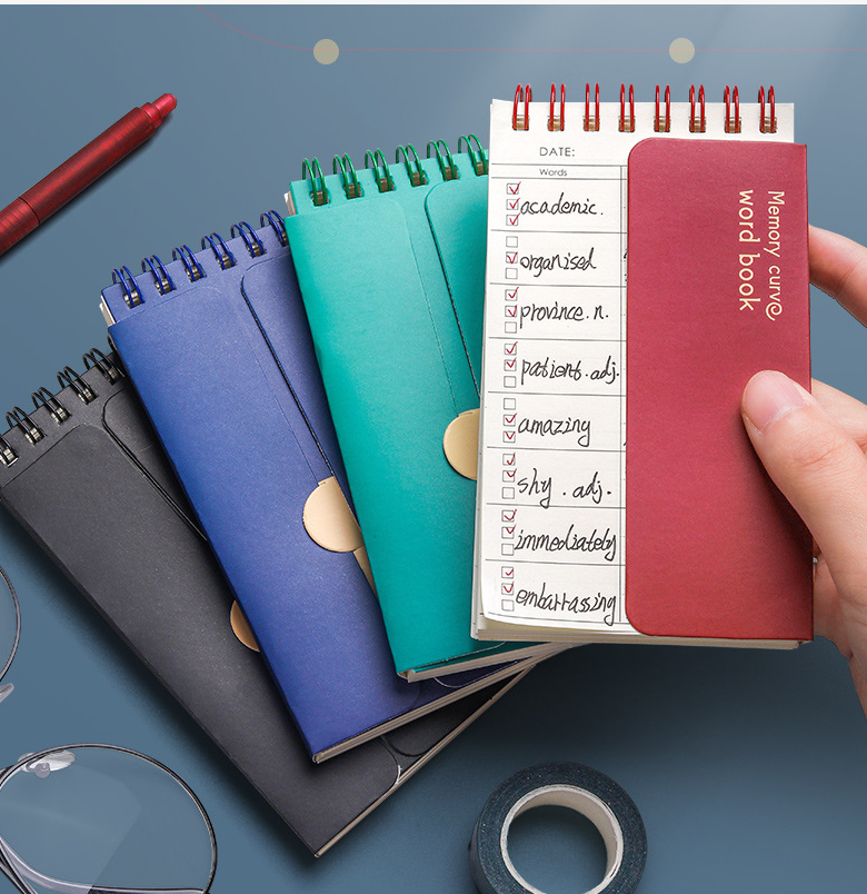 背单词听写本 环扣式笔记本（1本 颜色随机）