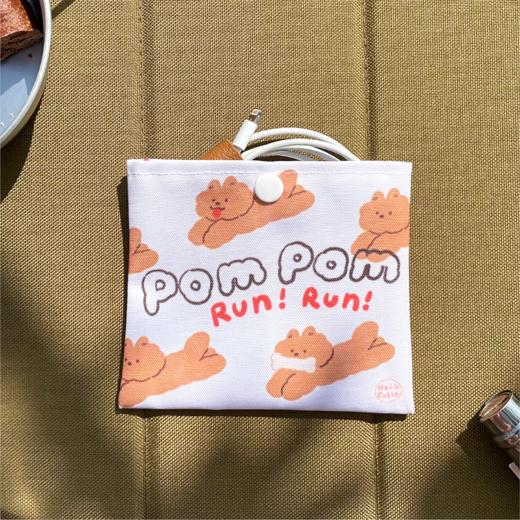 Hoi ホーイ｜絕版｜口罩收納袋｜咚咚跑跑