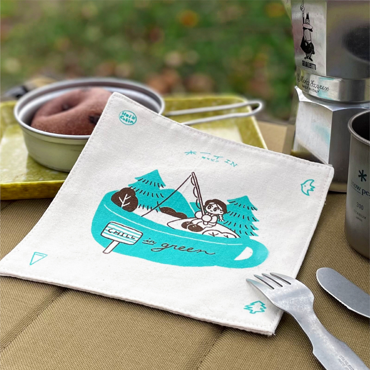 Hoi ホーイ｜絕版｜手工絹印餐墊｜中