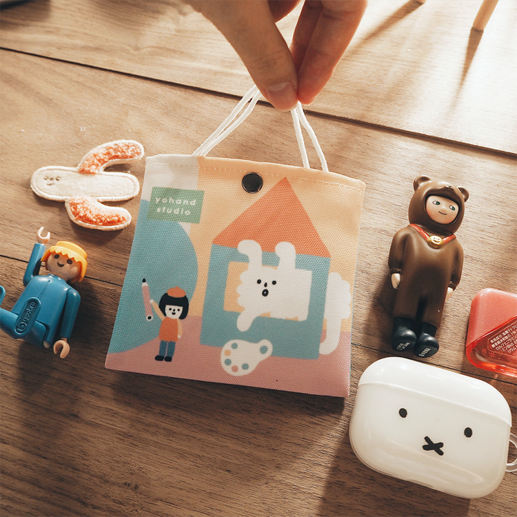 右手超人｜絕版｜口罩收納小物袋｜公園