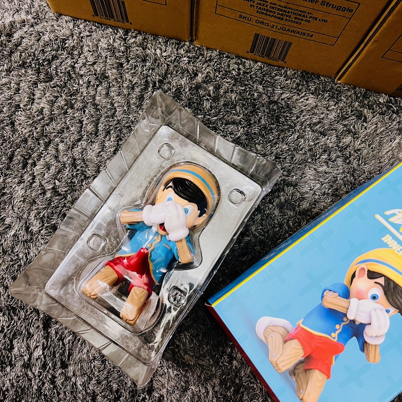 Mighty Jaxx A WOOD AWAKENING CHILL- OUT 內心鬥爭 跪姿 勃起小木偶 現貨