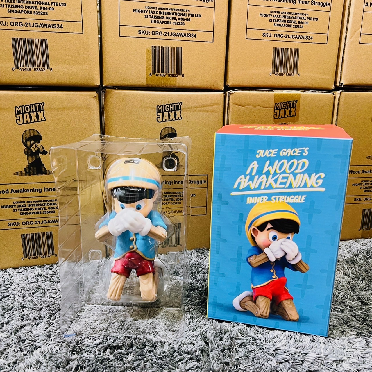 Mighty Jaxx A WOOD AWAKENING CHILL- OUT 內心鬥爭 跪姿 勃起小木偶 現貨