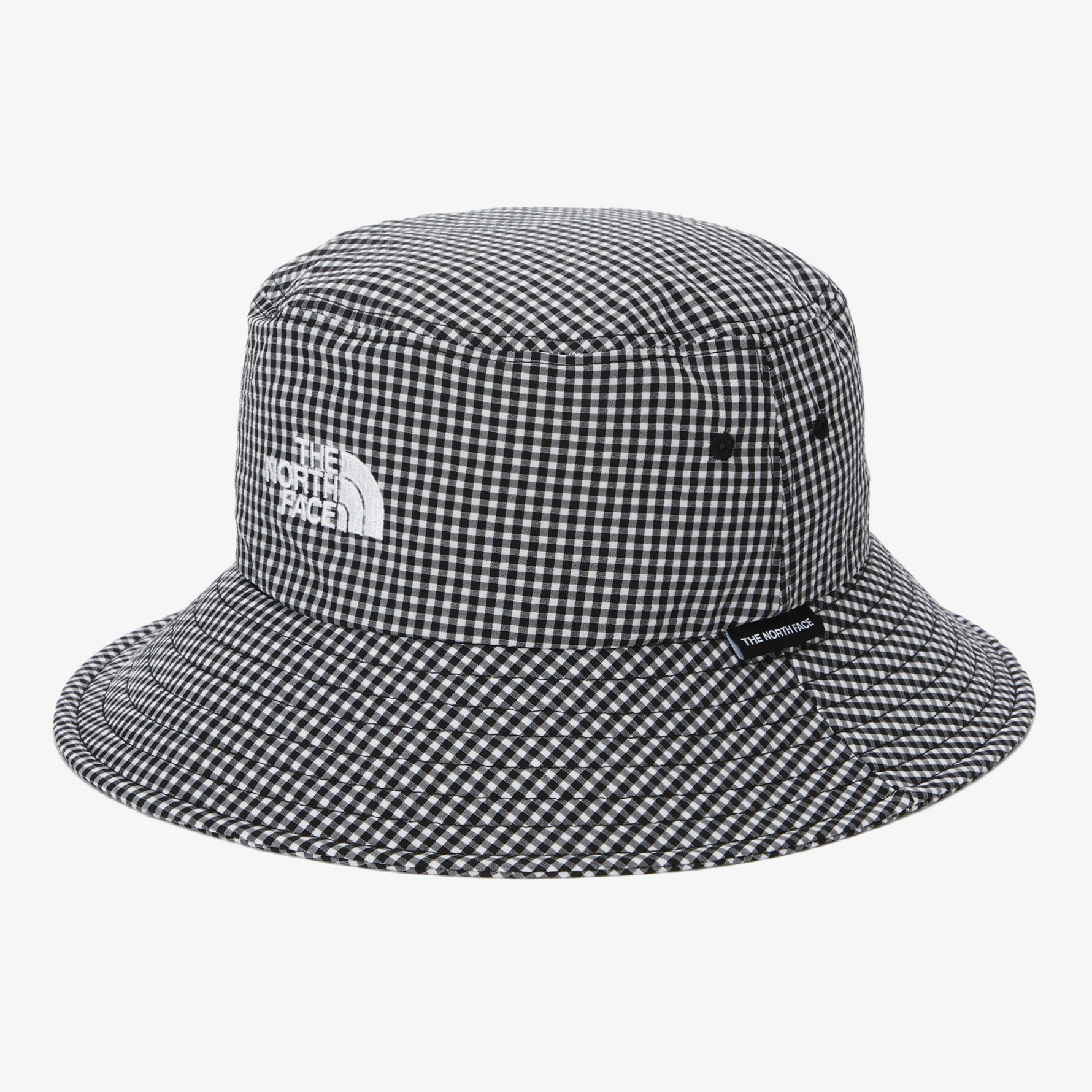 THE NORTH FACE LOGO 掛繩 黑白格子 條紋 漁夫帽 NE3HN01B