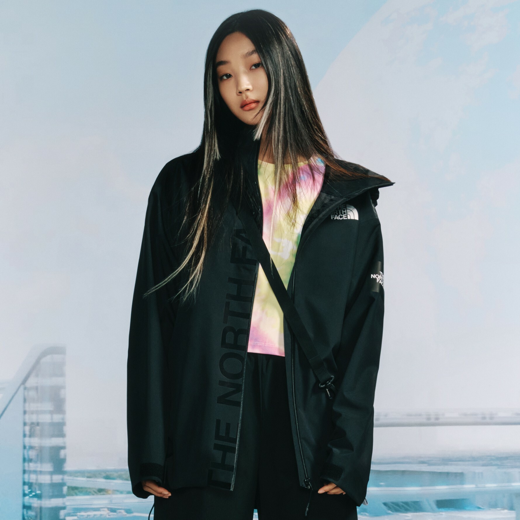 THE NORTH FACE 白標限定 黑 全天候 防風 連帽外套 NJ2IN01J
