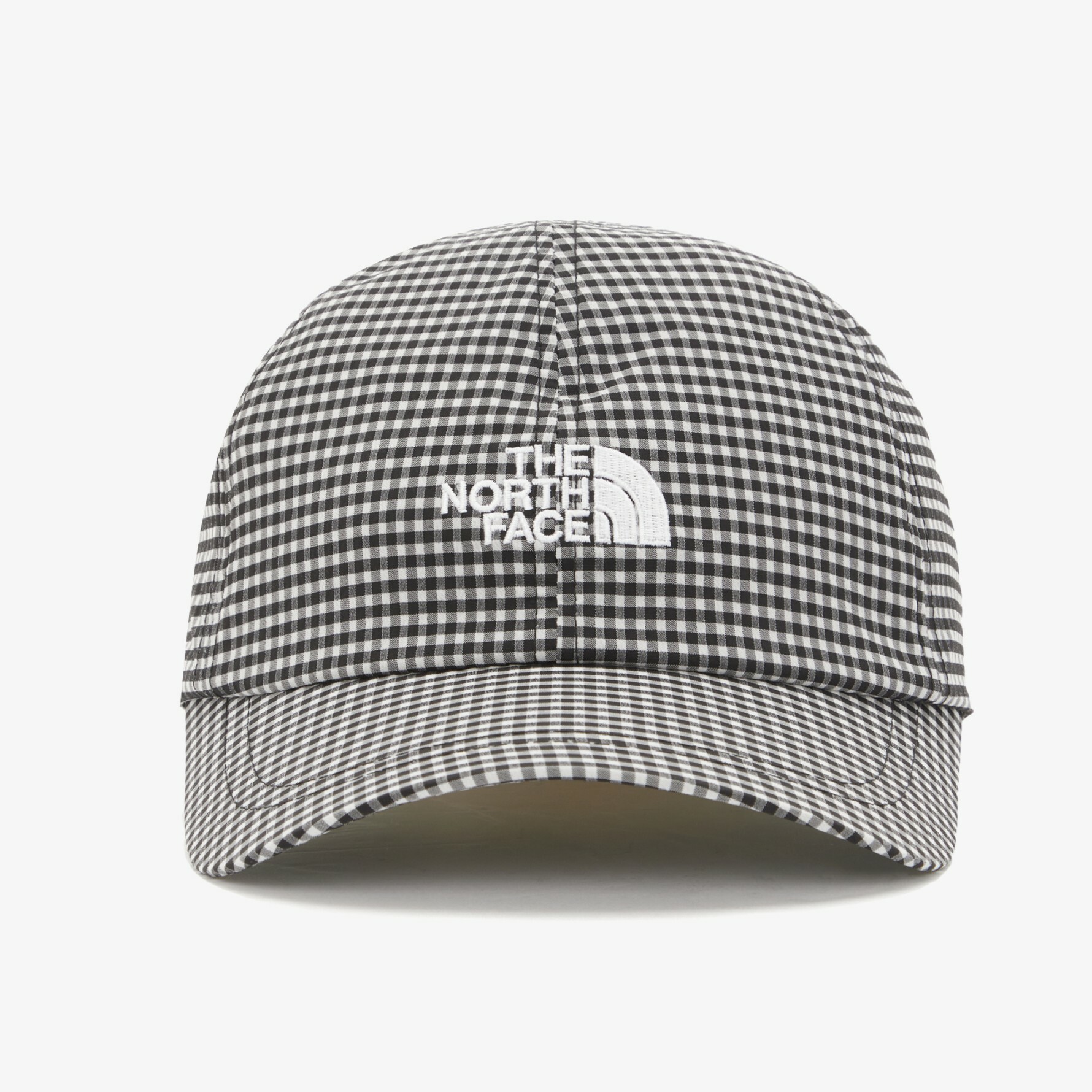 THE NORTH FACE 黑白 格紋 ECO 棒球帽 鴨舌帽 NE3CN01B