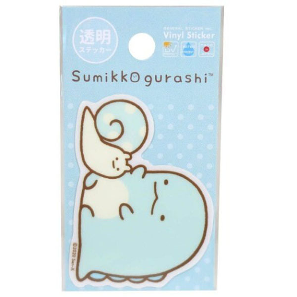 角落生物 日本製 防水耐光透明貼紙