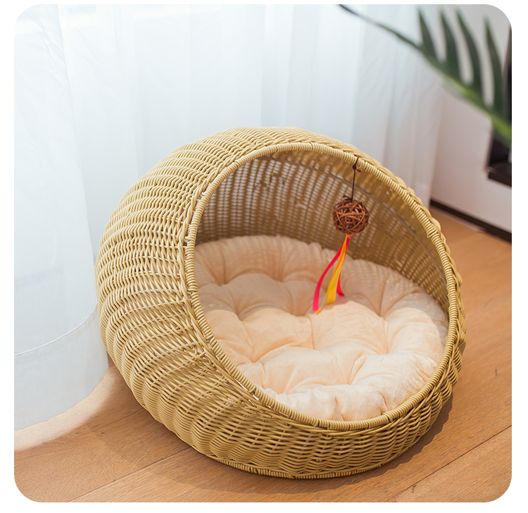 夏の清涼藤編貓別墅 (四季適用)