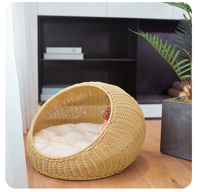 夏の清涼藤編貓別墅 (四季適用)