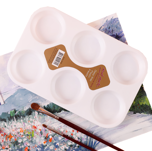 澳洲 Mont Marte 6格塑膠調色盤 MAPL0003