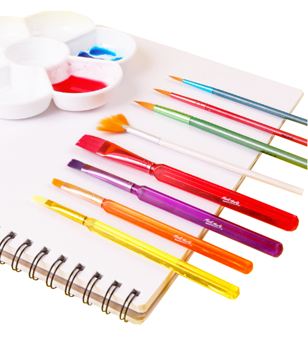 澳洲 Mont Marte 6支套裝兒童彩色尼龍畫筆 MMKC0220