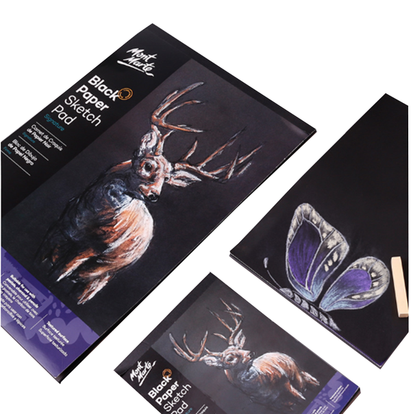 澳洲 Mont Marte 25頁黑卡本 MSB0059