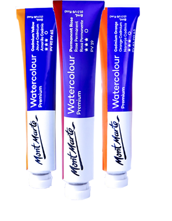 澳洲 Mont Marte 24色8ml 水彩顏料 PWC