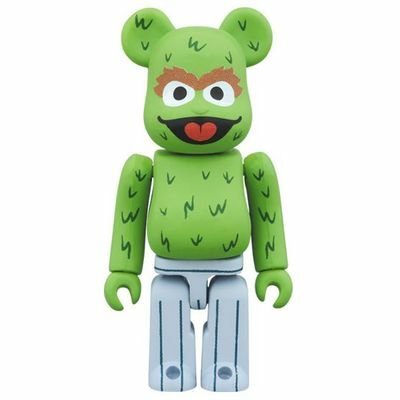 BEARBRICK X SESAME STREET OSCAR THE GROUCH 1000% MULTI