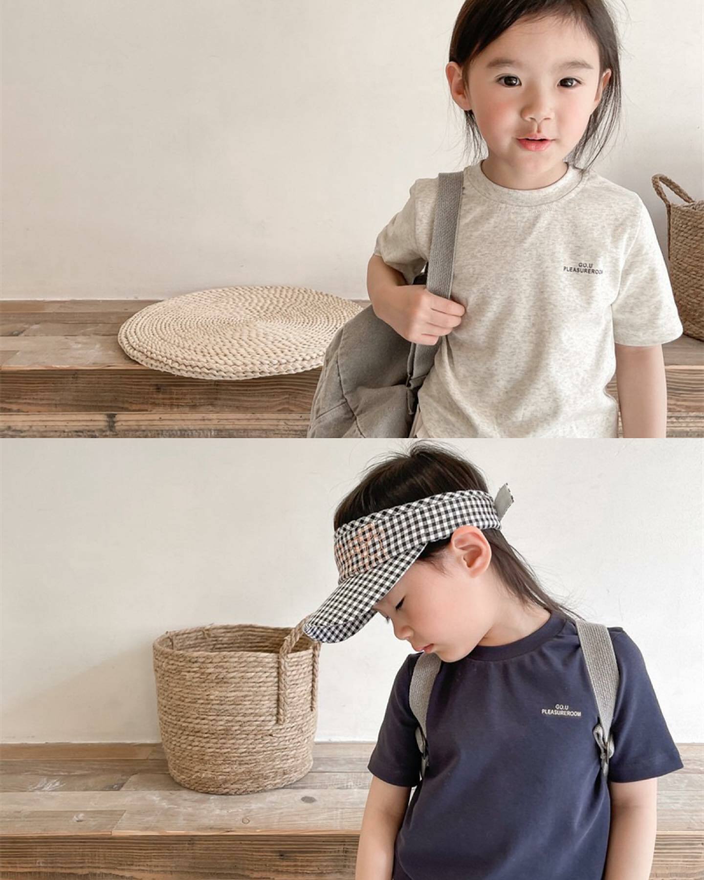 簡約文字素色上衣