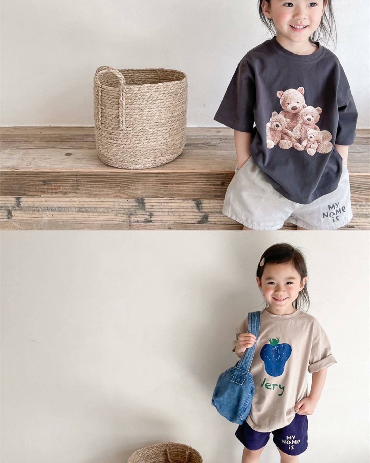 水洗棉工裝短褲