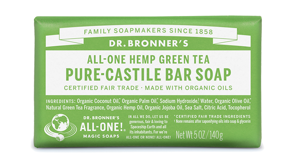 純植物油肥皂綠茶味 140 克 / 5 安士