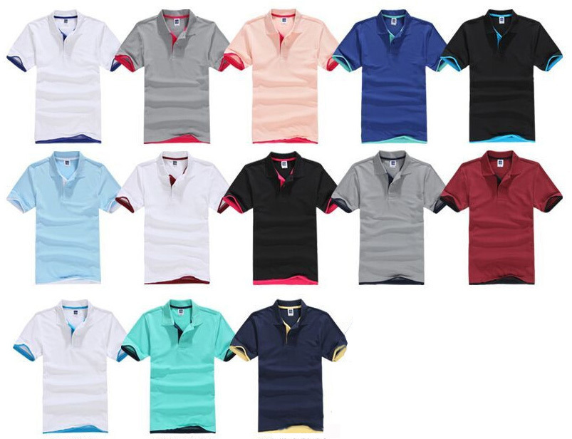 專業制服LOGO 系列 雙色Polo恤衫 1AC05