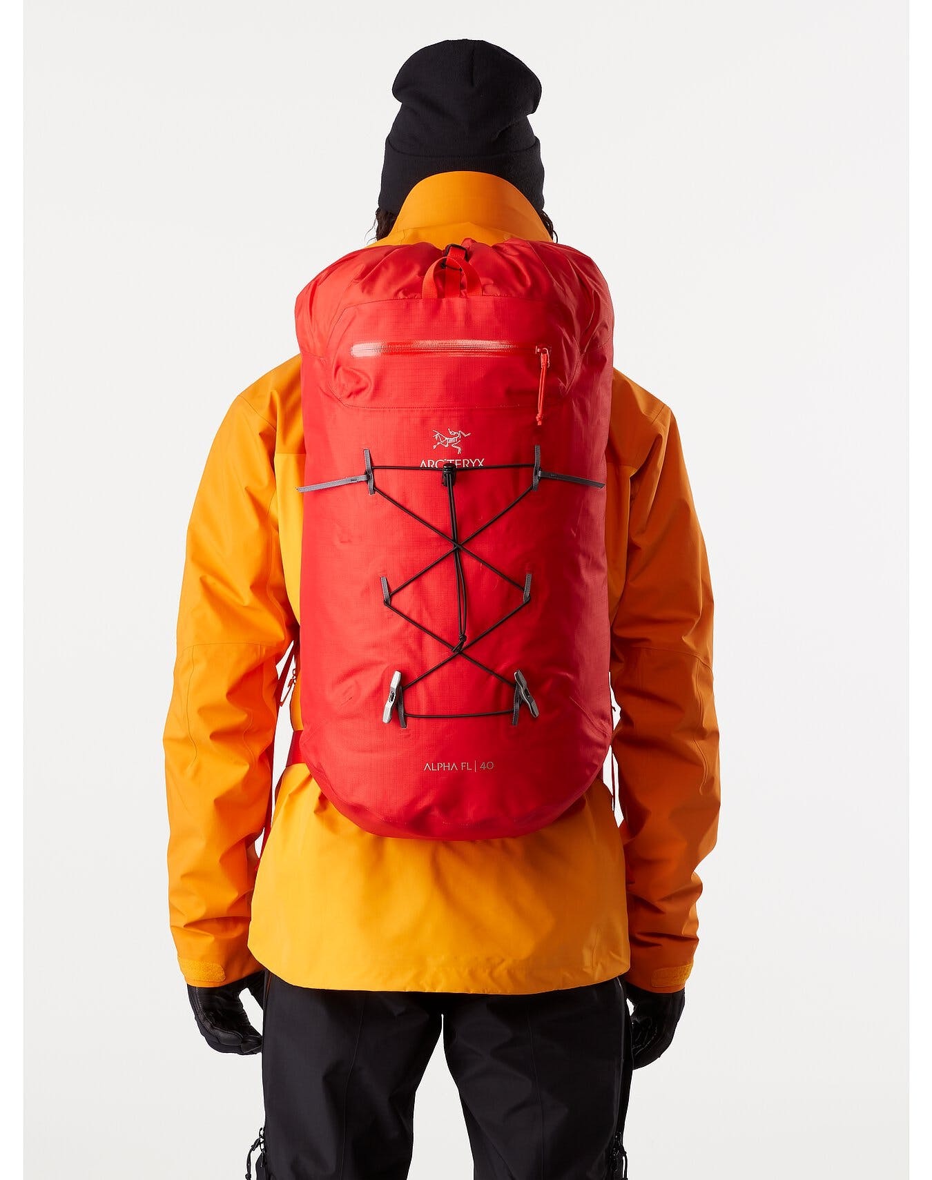 始祖鳥 Arcteryx ALPHA FL 40 背包 橘紅色