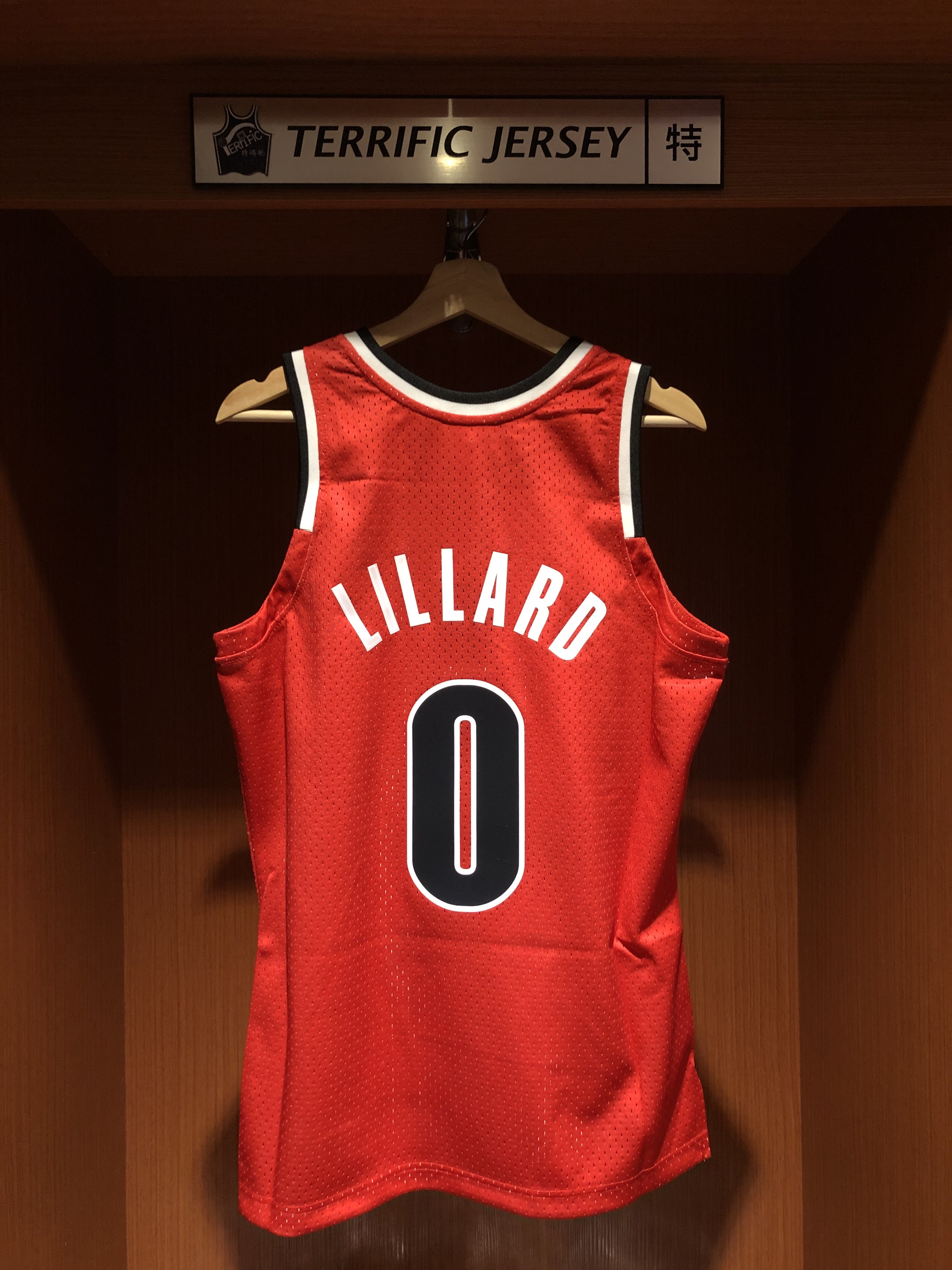 NBA球衣 Damian Lillard 波特蘭拓荒者紅 12-13 M&N Swingman G2 球迷版 熱轉印 全新