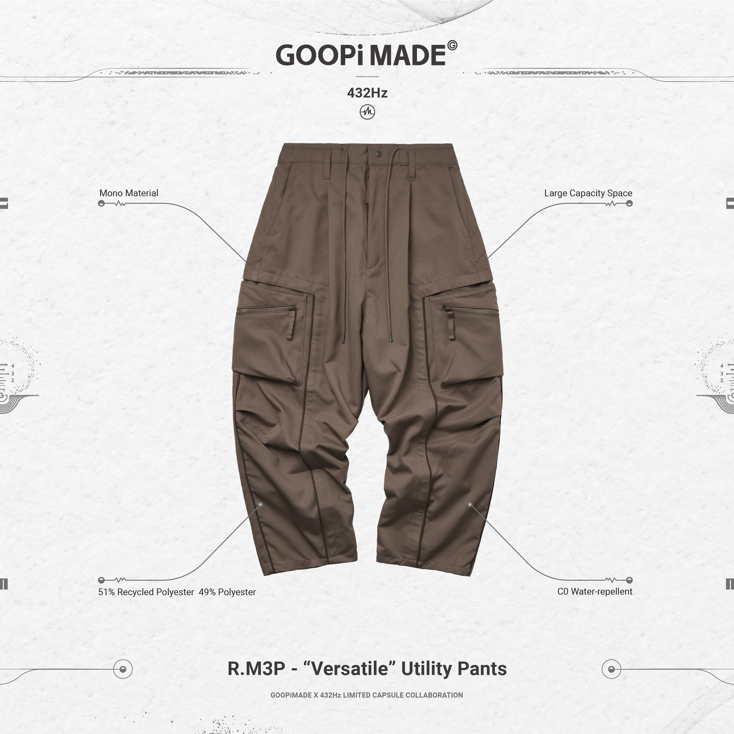 “Versatile” Utility Pants Tan