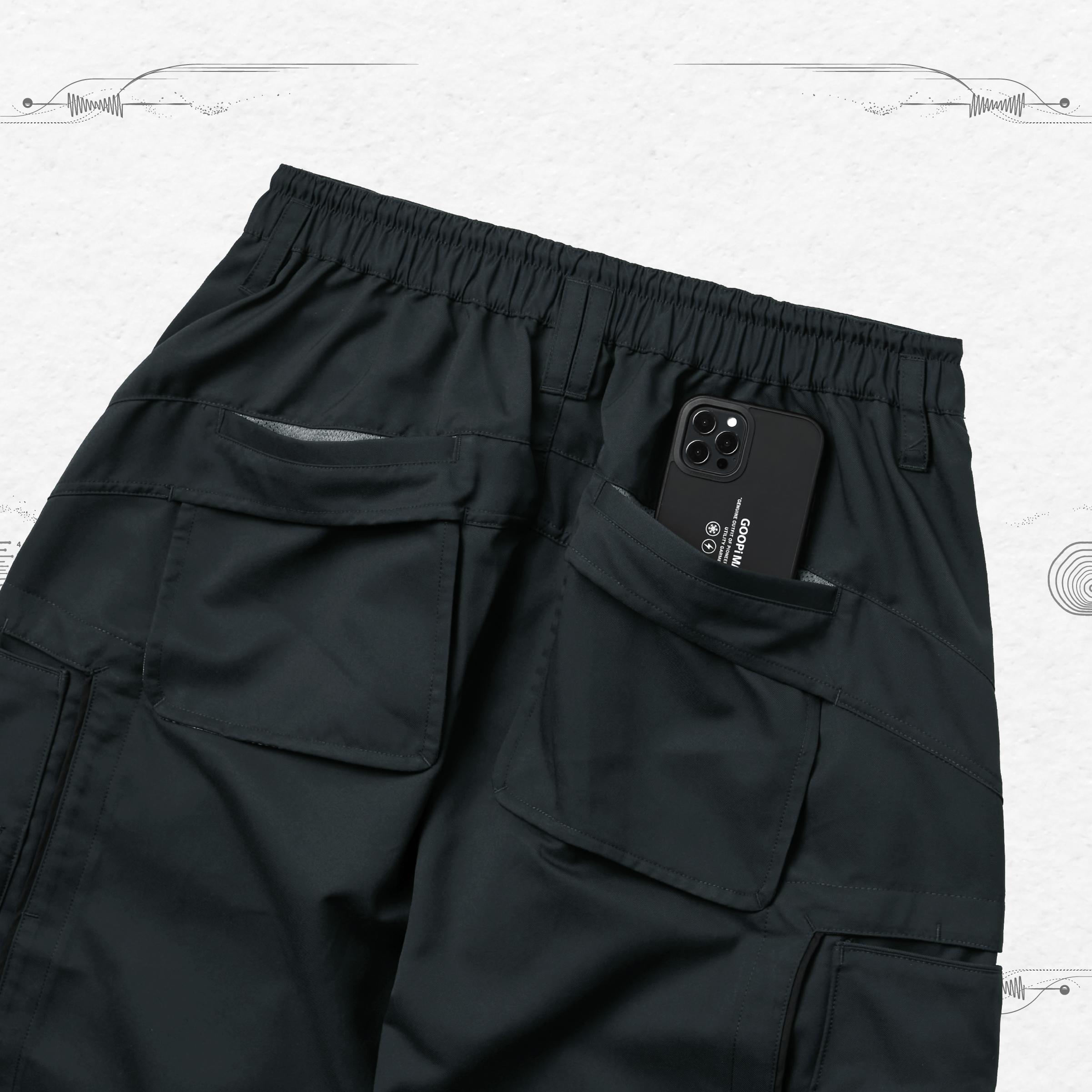 R.M3P - “Versatile” Utility Pants - Shadow