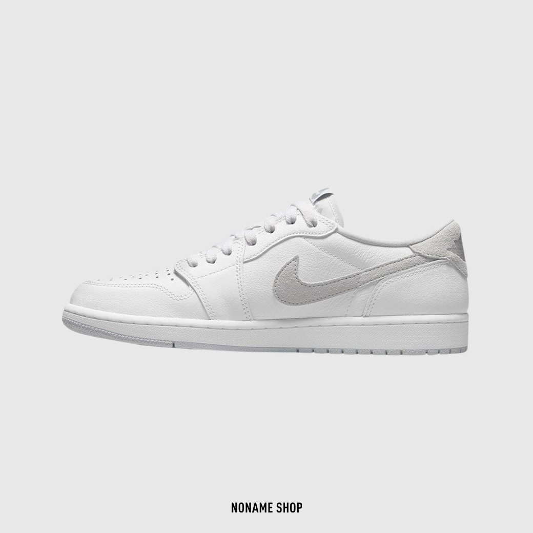 NIKE Air Jordan 1 Low OG Neutral Grey 灰白 麂皮 低筒