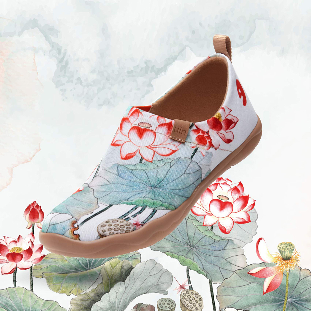 【 Uin 】西班牙原創設計 | 夏荷 彩繪鞋 休閒鞋 女鞋 懶人鞋