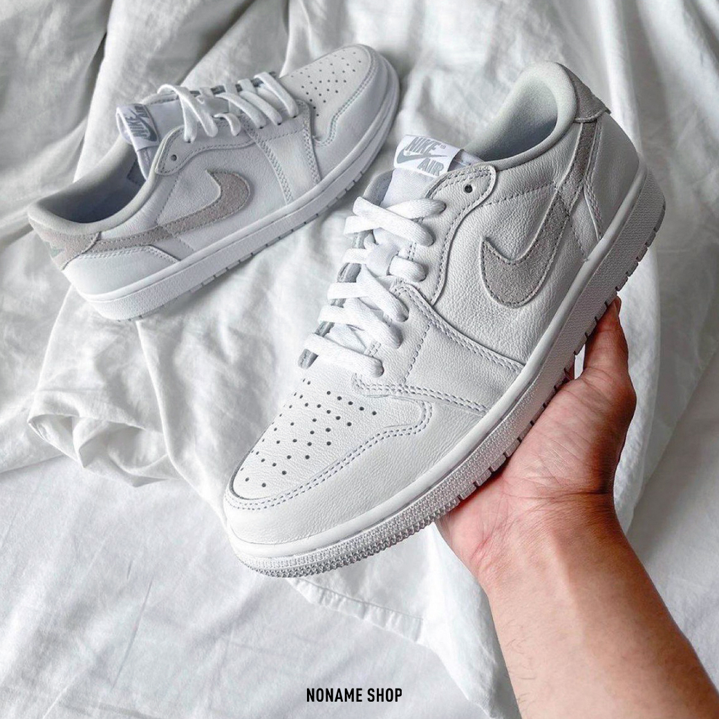 NIKE Air Jordan 1 Low OG Neutral Grey 灰白麂皮低筒