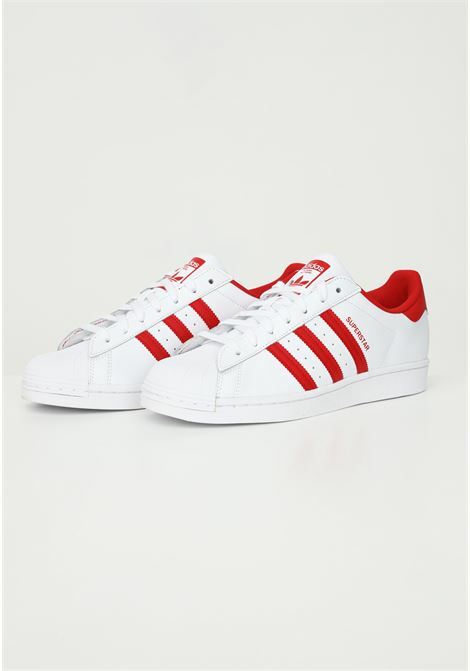 Adidas Superstar "White Vivid Red" (M) GZ3741