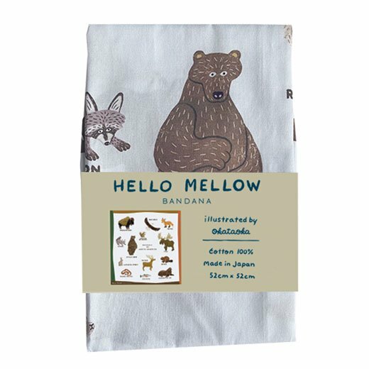 Okataoka 露營熊 純棉茶巾 掛布｜日本 Greeting Life