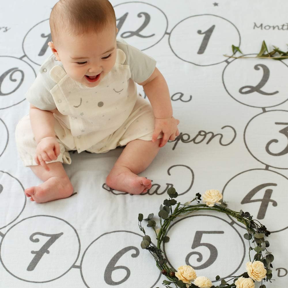 [日本製造🇯🇵Made in Japan] 10mois Anniversary Towel 年月日成長里程紀念浴巾 