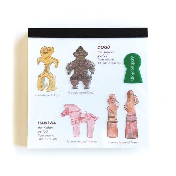 考古學圖案 方形便條本 ｜日本STUDY HOLIC
