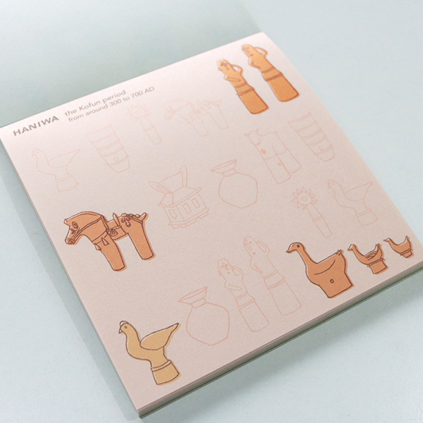 考古學圖案 方形便條本 ｜日本STUDY HOLIC