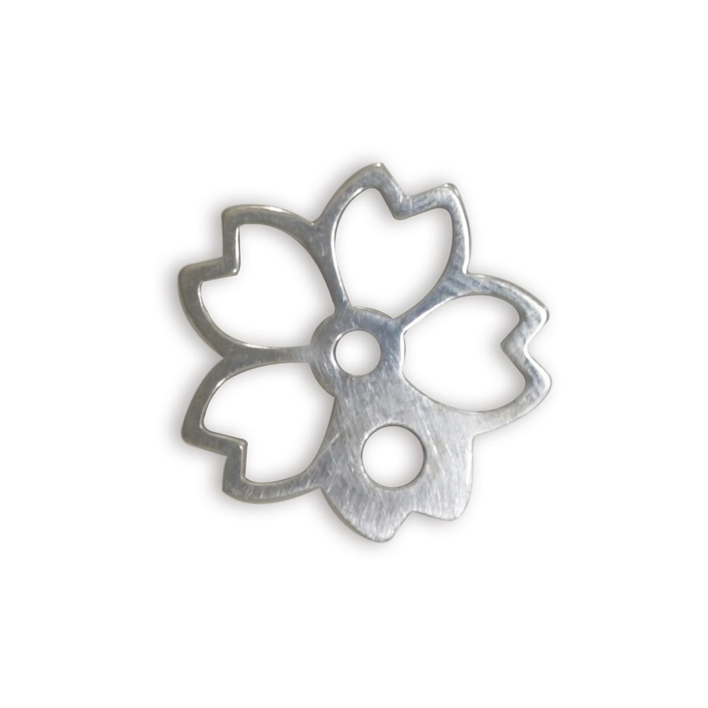 松榮堂 純銀製櫻花香立