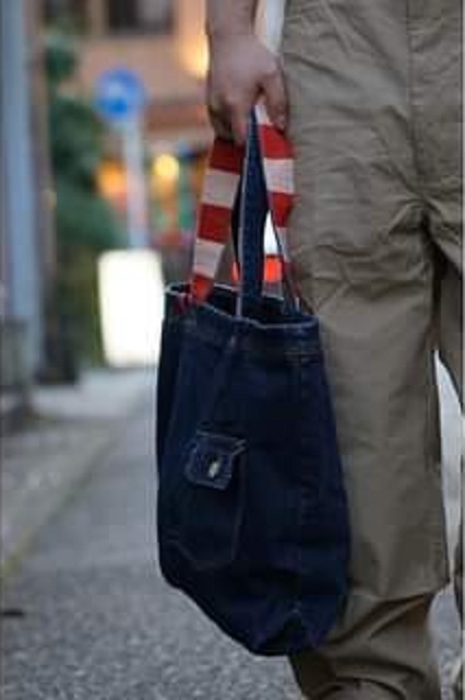 🔥ON SALE: VISVIM DRY DENIM TOTE (M) - PRE ORDER ITEM (預訂中)
