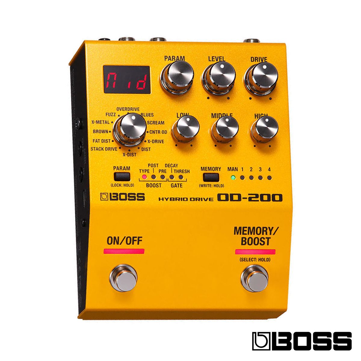 BOSS OD-200 Hybrid overdrive 破音效果器 公司貨保固
