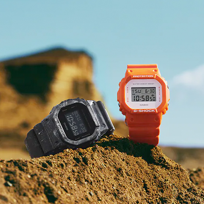 G-Shock Casio Digital Watch 橙色DW-5600WS-4｜鐘古時代