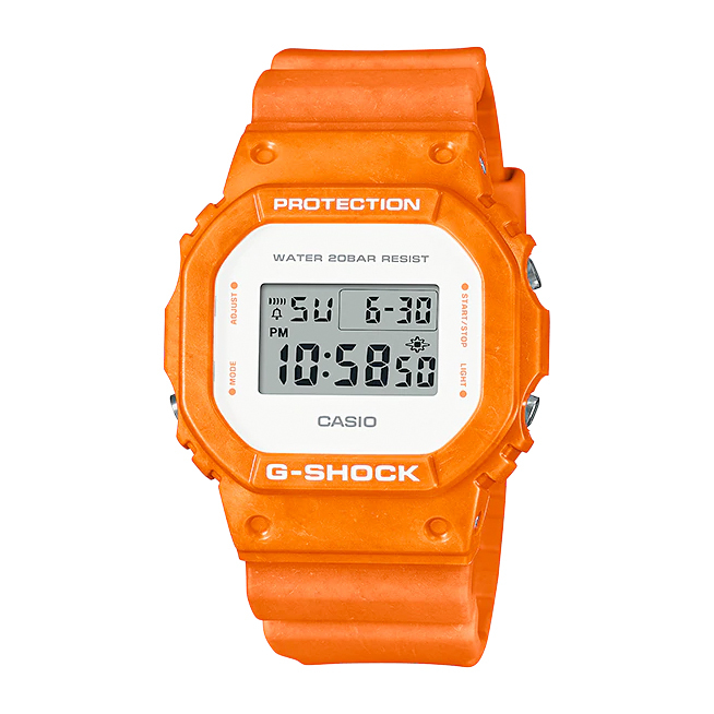 G-Shock Casio Digital Watch 橙色 DW-5600WS-4