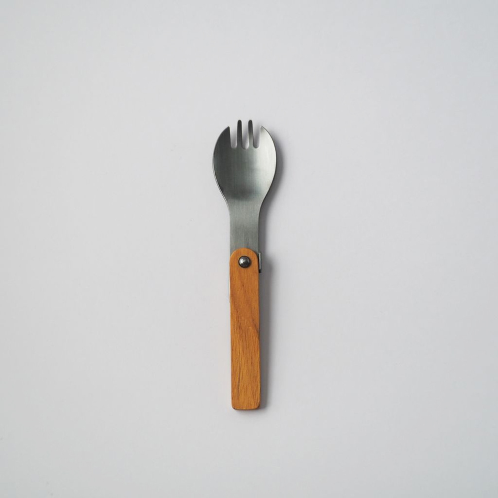 Flat Green 不鏽鋼黑摺疊叉匙