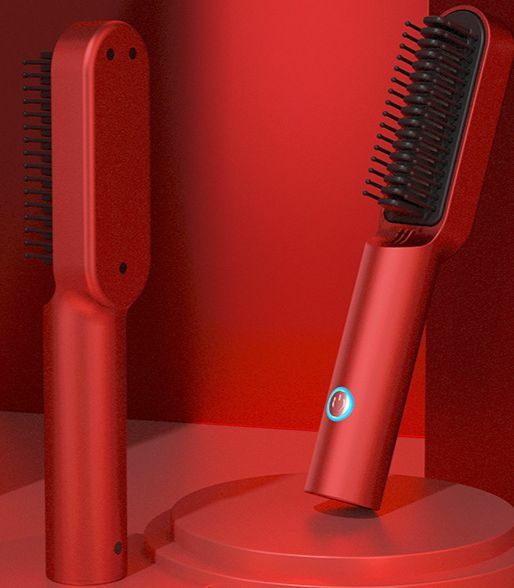 便攜式USB充電負離子直髮梳