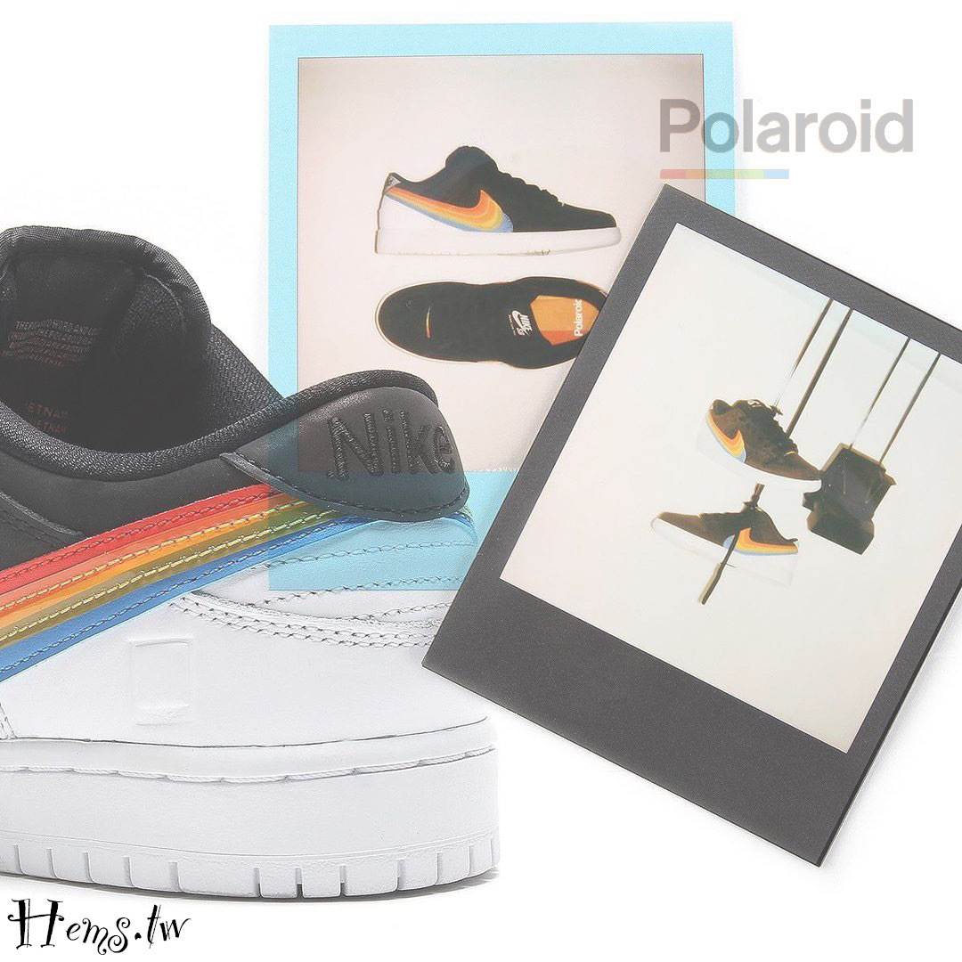 Polaroid Nike SB Dunk Low Pro QS Black/White 28cm DH7722-001-