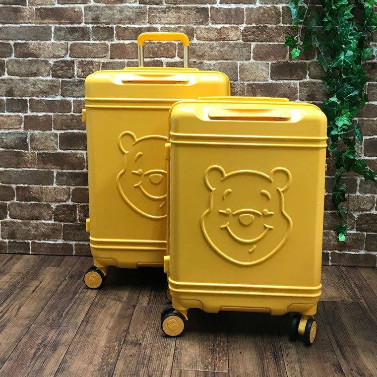 【現貨】日本正版小熊維尼浮雕行李箱 - 20吋登機行李箱/24吋行李箱