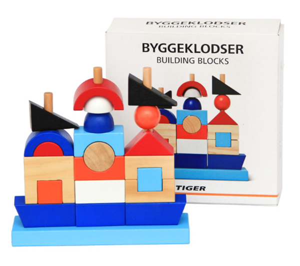 木質建築堆堆樂玩具 M19520