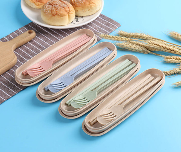 小麥秸稈餐具套裝 XT248
