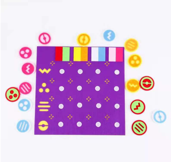 蒙氏圖案思維邏輯推理教具 64467