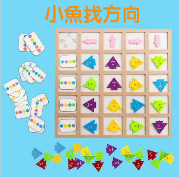 現貨區  小魚找方向益智玩具 64415
