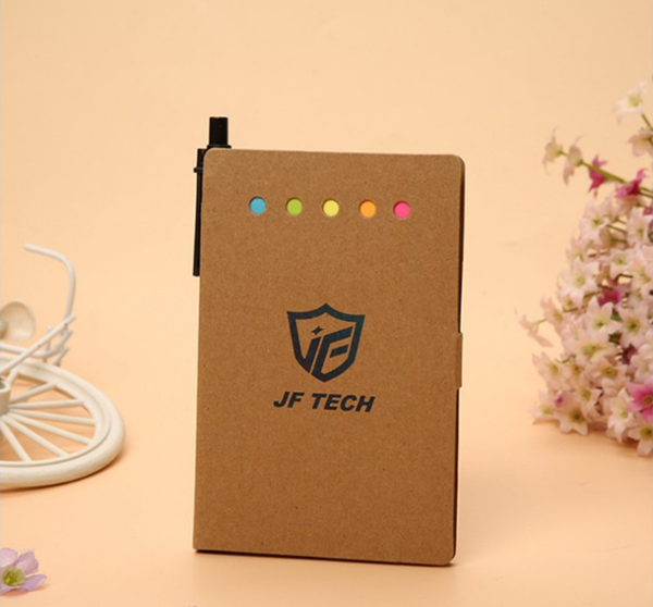 牛皮紙便簽本+筆 LOGO1510