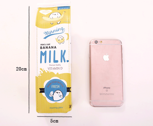 牛奶盒大容量筆袋 611