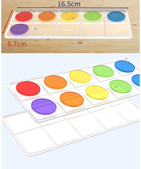 透明十格陣數感啟蒙教具 BQ02487-TM